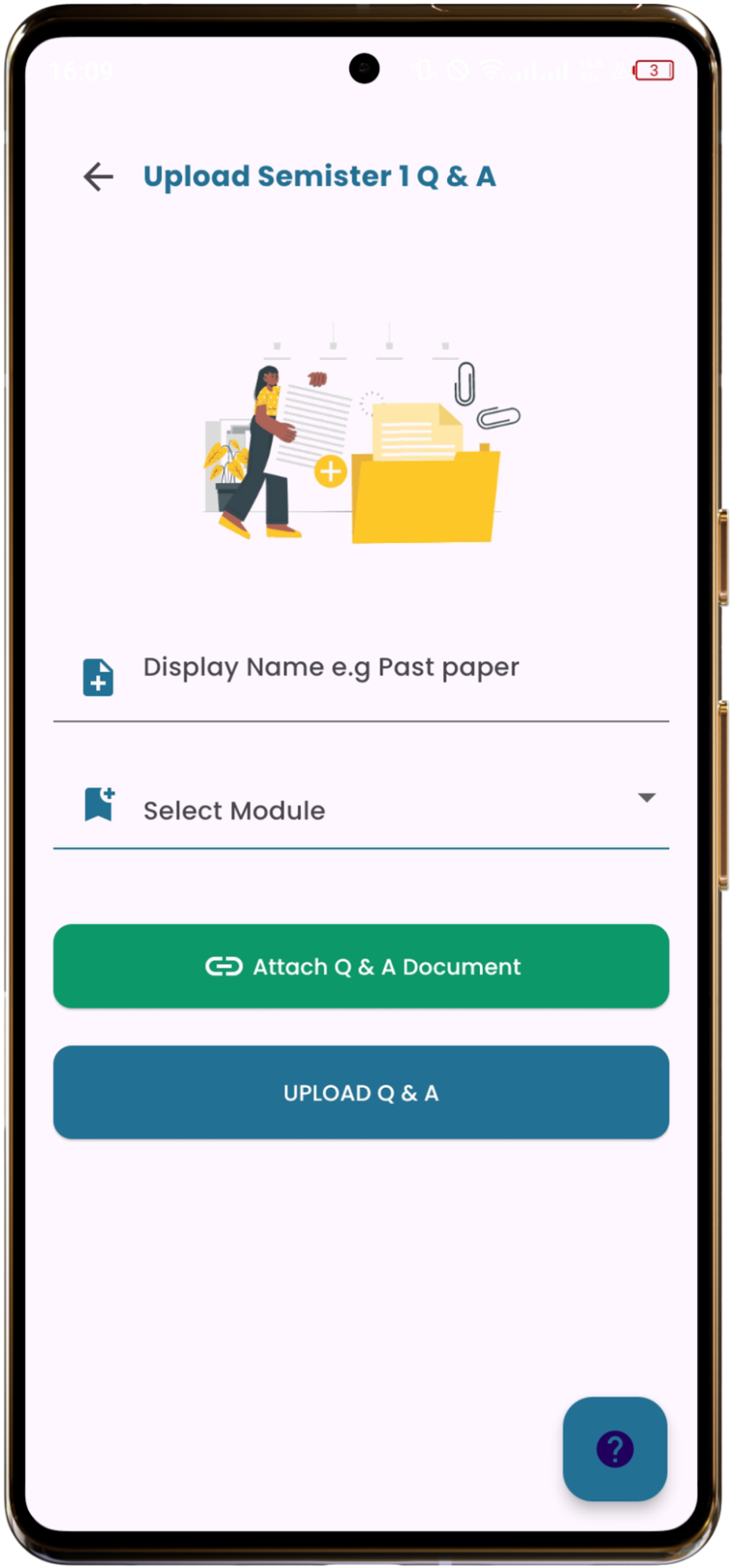 Upload Q&A Interface